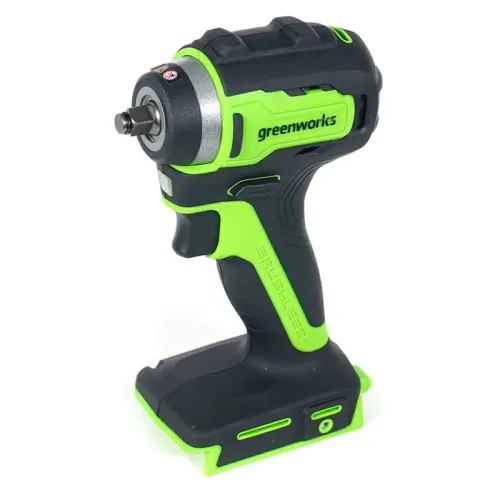Гайковерт ударный Greenworks G24IW200 24V 3803607 (200 Нм) бесщеточный аккумуляторный — детальное фото