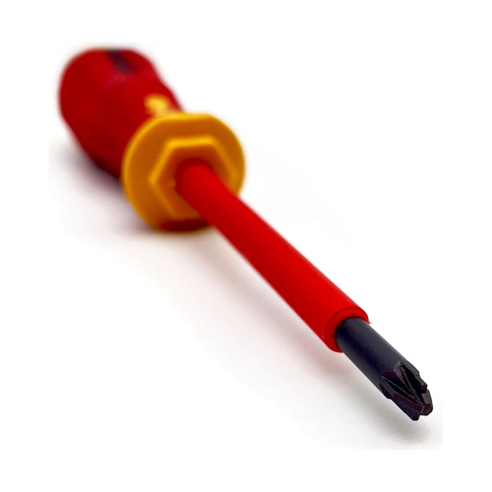 Диэлектрическая крестовая отвертка Felo Ergonic +/- Z 1X 80 41710290 — детальное фото