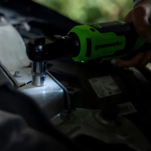 Гайковерт-трещотка Greenworks GD24RW 24V 3804007 (1/2") бесщеточная аккумуляторная — детальное фото