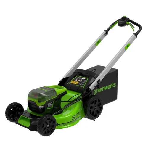 Газонокосилка самоходная Greenworks GD60LM51SP 60V 2514307 (51 см) бесщеточная аккумуляторная — фото товара