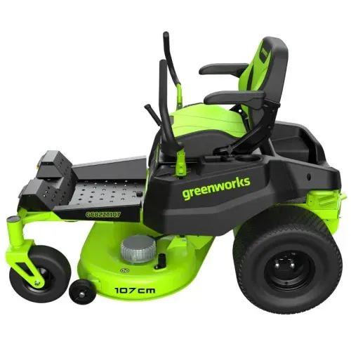 Газонокосилка с сиденьем Greenworks Zero Turn CrossoverT GC82ZT107 82V 7404107 (107 см) бесщеточная аккумуляторная