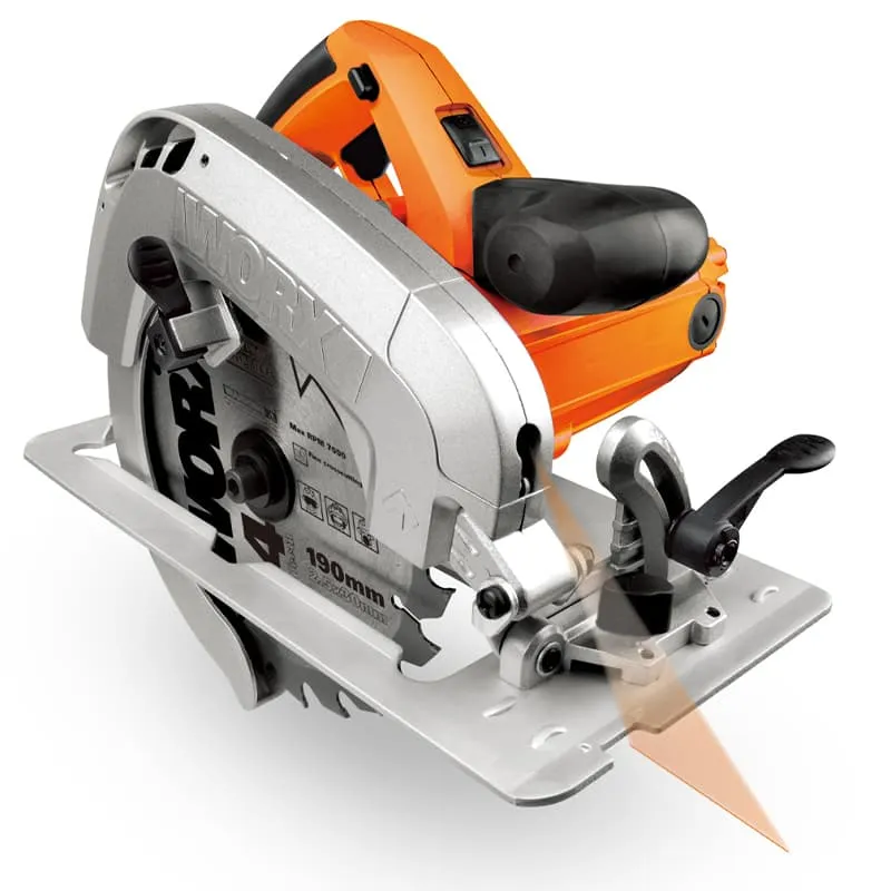 Дисковая пила WORX WX445 220V 1600Вт 190мм электрическая — детальное фото