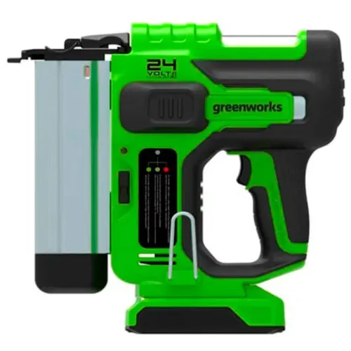 Гвоздезабивной пистолет Greenworks GD24BN 24V 3400707 бесщеточный аккумуляторный — детальное фото