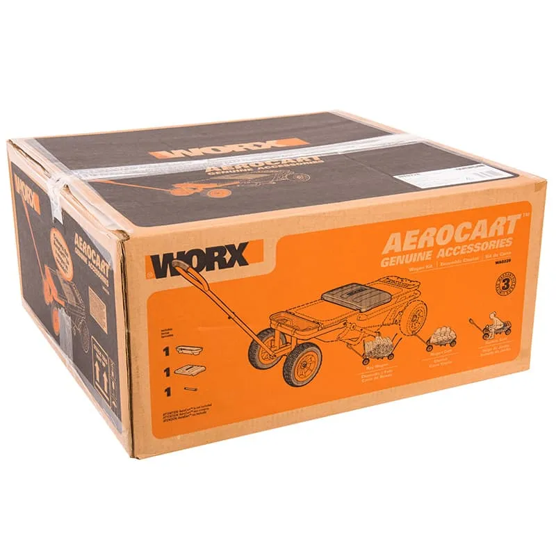 Дополнительные колеса для садовой тележки Aerocart WORX WA0228 — детальное фото