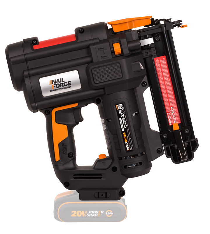 Степлер WORX WX844 20V аккумуляторный — детальное фото