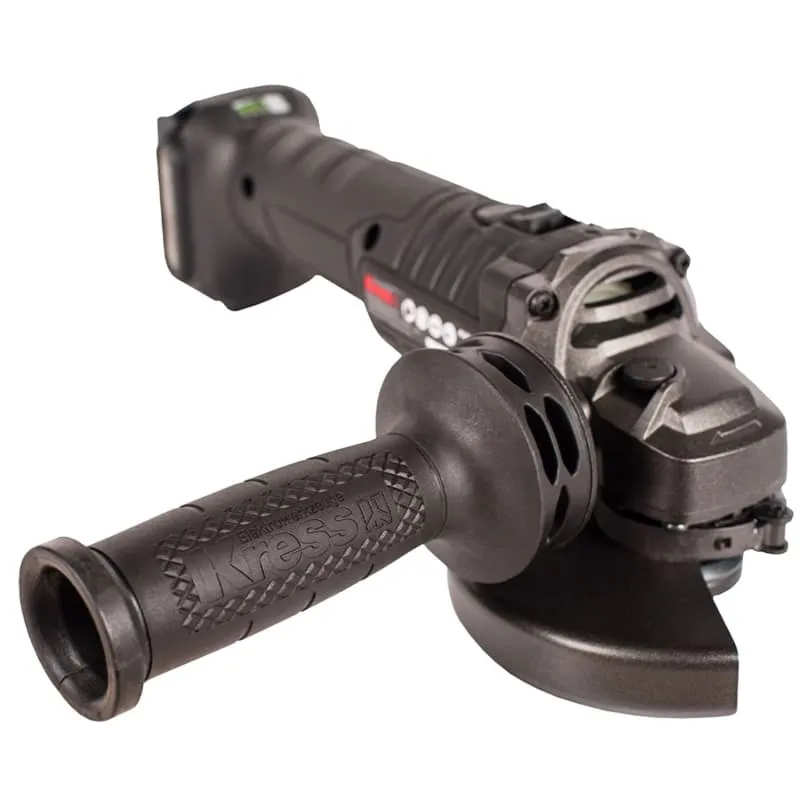 Угловая шлифмашина (болгарка) KRESS KU801 20V 125мм аккумуляторная — детальное фото