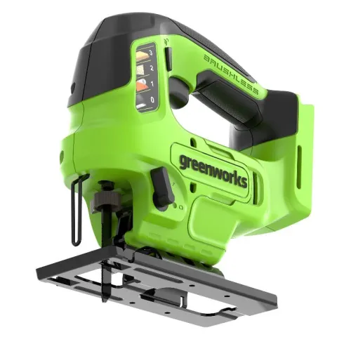 Лобзик Greenworks GD24JS90 24V 3601707 (3000 ход/мин) бесщеточный аккумуляторный — детальное фото