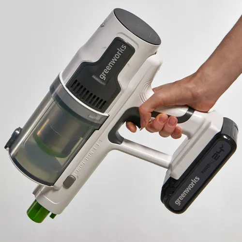 Пылесос вертикальный Greenworks G24SVK4D 24V 4701107UB (500 Вт) аккумуляторный — детальное фото