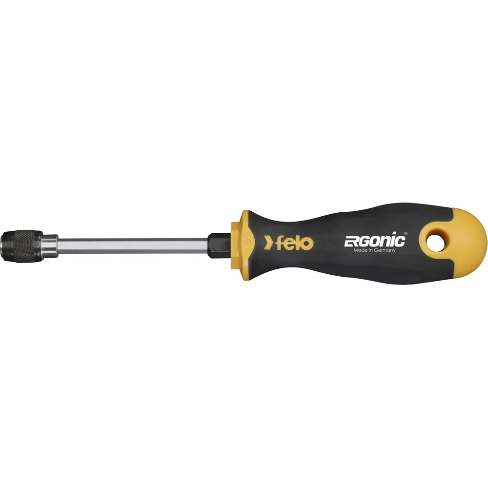 Отвертка-держатель для бит Felo с быстрой фиксацией 1/4", с шестигранным лезвием 43812740 — детальное фото