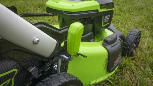 Газонокосилка самоходная Greenworks GD60LM51SP 60V 2514307 (51 см) бесщеточная аккумуляторная — детальное фото