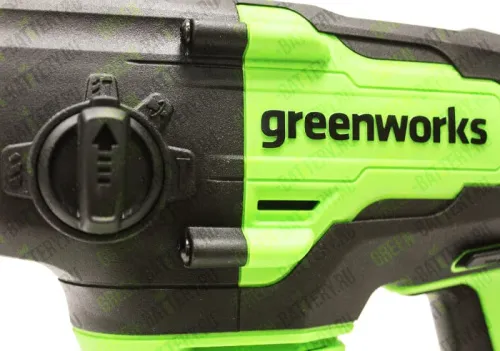 Перфоратор Greenworks GD24SDS2 24V 3803007 (2 Дж) бесщеточный аккумуляторный — детальное фото