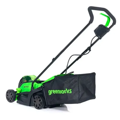 Газонокосилка Greenworks GD24LM33 24V 2516107 (33 см) бесщеточная аккумуляторная — детальное фото