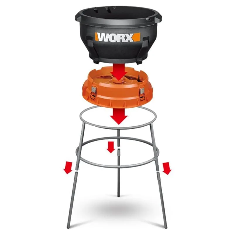 Садовый измельчитель травы WORX WG430E 220V 1600Вт 33см электрический — детальное фото