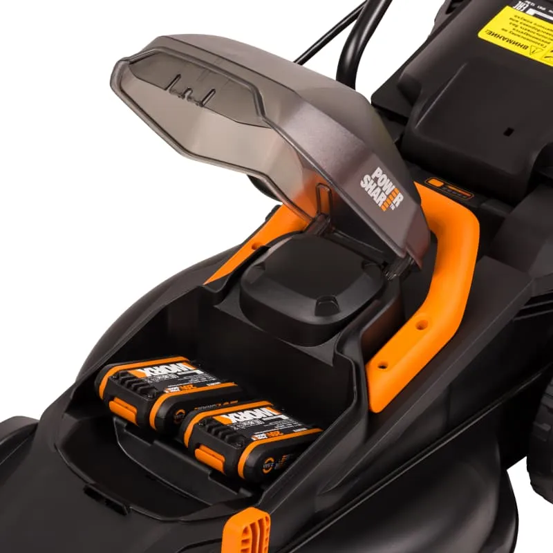 Газонокосилка WORX WG779E 40V 34см аккумуляторная — детальное фото