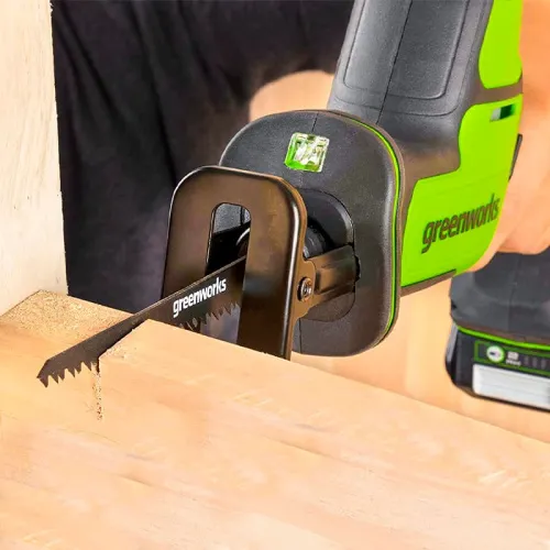 Пила сабельная Greenworks GPT-CRS-25 24V 1200507 (26 мм) бесщеточная аккумуляторная — детальное фото