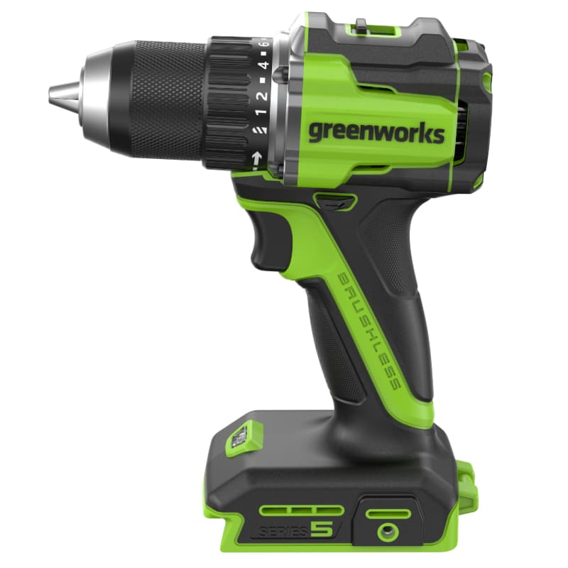 Дрель-шуруповерт Greenworks DD560 24V 3708407 (30/60 Нм) бесщеточная аккумуляторная — детальное фото