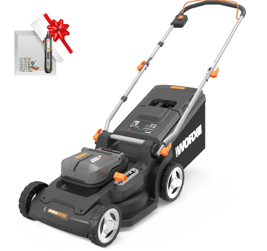 Газонокосилка WORX WG745E 40V 48см аккумуляторная, c 2х АКБ на 4 А*ч и ЗУ