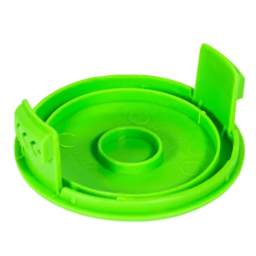 Крышка шпули пластиковая зеленая 2907907 для триммеров Greenworks GST5033M 500W Deluxe, GST5033 500W Basic — детальное фото