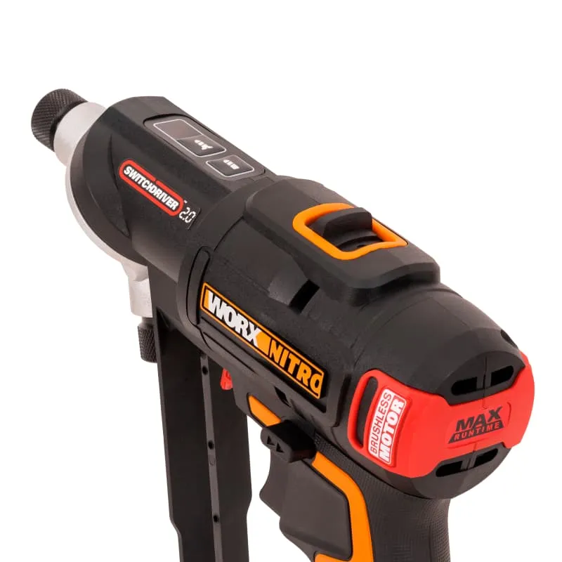 Дрель-шуруповерт WORX WX177 20V Switchdriver 2.0 50Нм аккумуляторная бесщеточная — детальное фото