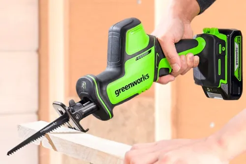 Пила сабельная Greenworks GPT-CRS-25 24V 1200507 (26 мм) бесщеточная аккумуляторная — детальное фото