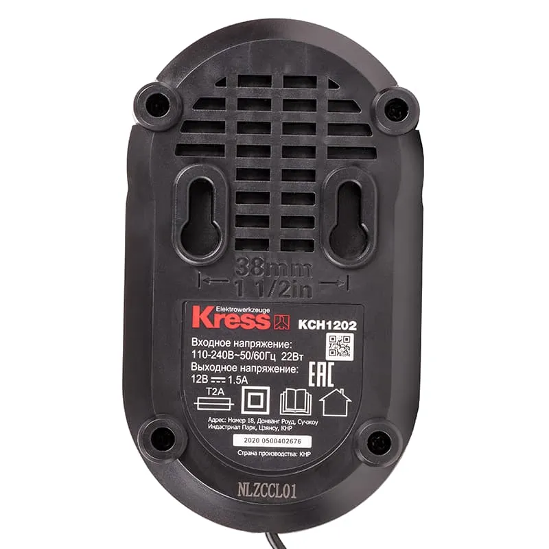 Зарядное устройство KRESS KCH1202 12V 1.5A — детальное фото