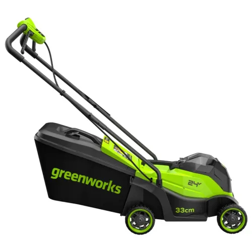 Газонокосилка Greenworks GD24LM331 24V 2520607 (33 см) бесщеточная аккумуляторная — детальное фото