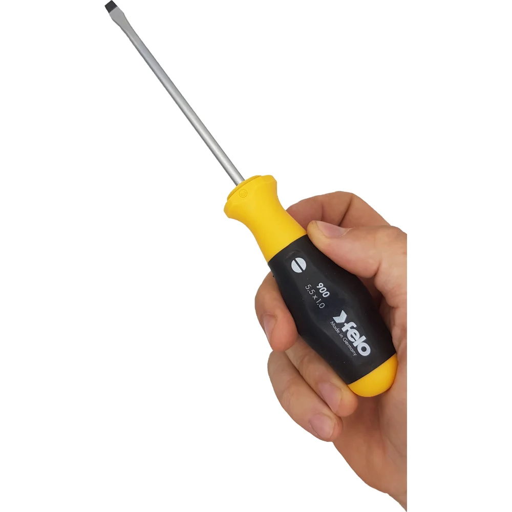 Шлицевая отвертка Felo SL5,0x1,0x125 90055410 — детальное фото
