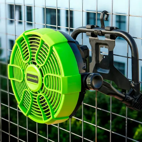 Вентилятор с гибридным питанием Greenworks G24FAN 24V/110-240V 3503407 аккумуляторный — детальное фото