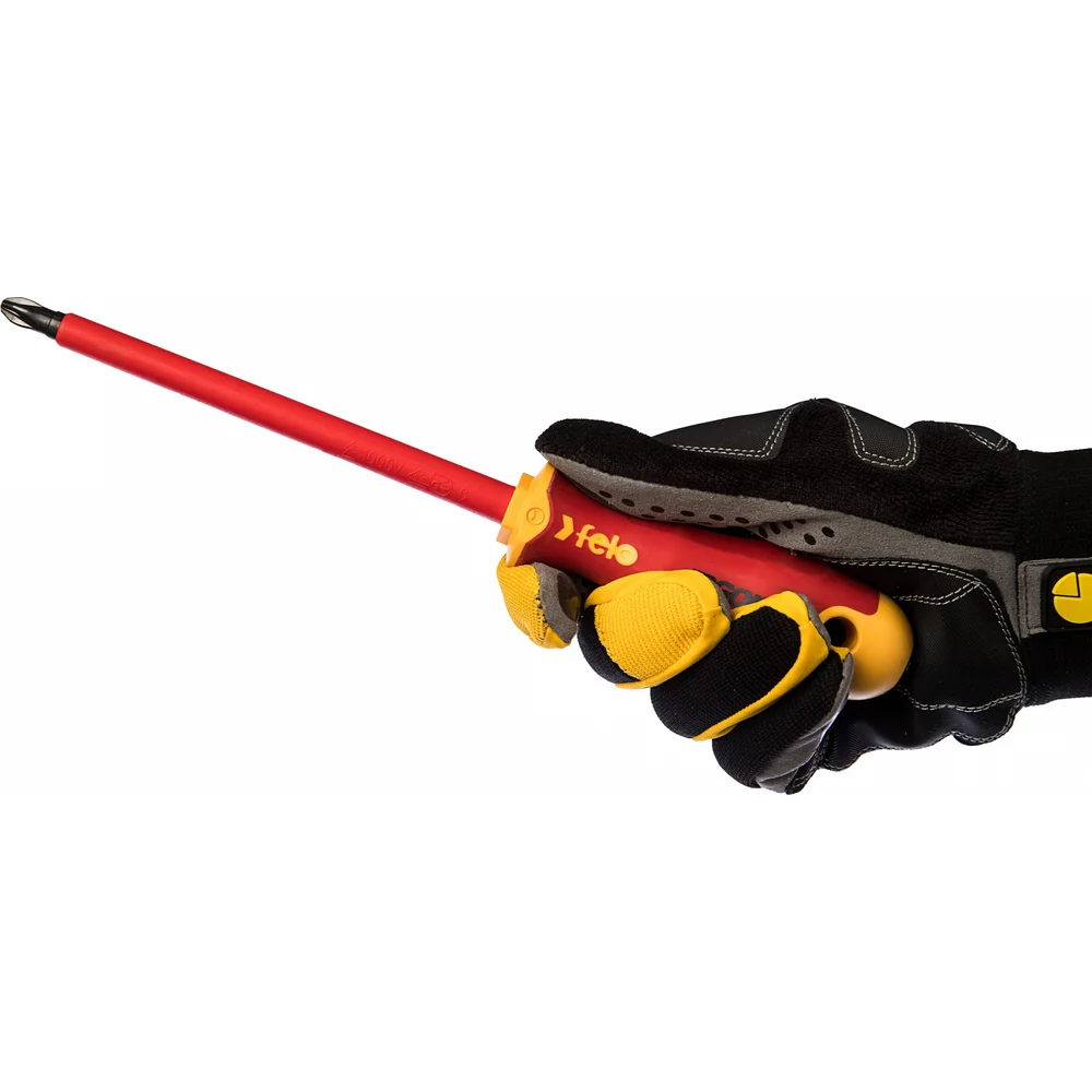 Диэлектрическая крестовая отвертка Felo Ergonic PZ 3X150 41530490 — детальное фото