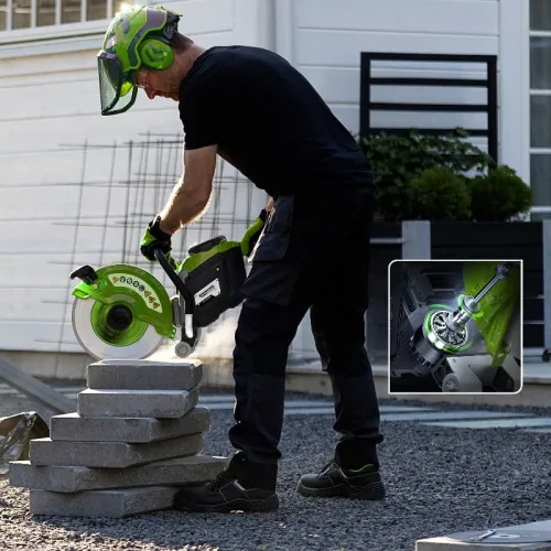 Бетонорез Greenworks 82PC14 82V 1501307 (350 мм) аккумуляторный — детальное фото